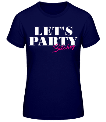 Let's Party - T-shirt standard Femme - Bleu marine - Devant