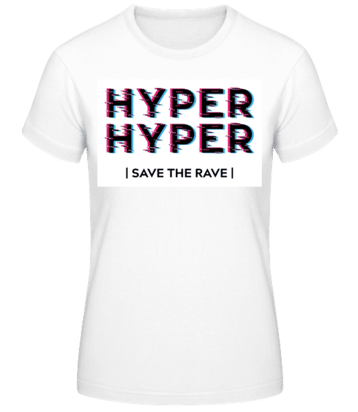 Aperçu: Hyper Hyper - T-shirt standard Femme - Blanc - Devant