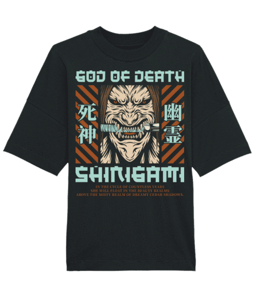 Aperçu: Shinigami God Of Death - T-shirt Bio unisexe Stanley Stella extra large - Noir - Devant