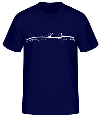 'BMW Z4 (E89)' Silhouette - T-shirt standard Homme - Bleu marine - Devant