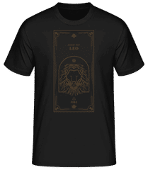 Art Deco Zodiac Sign Leo · Men's Basic T-Shirt