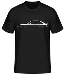 'Ford Escort GT (1987)' Silhouette · Men's Basic T-Shirt