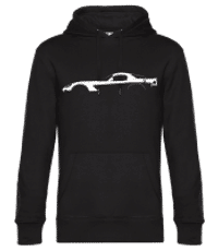 'Dodge Viper ZB I' Silhouette - Sudadera estándar para hombre - Negro - delante