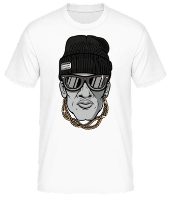 Hip Hop Man - Camiseta básica para hombre - Blanco - delante