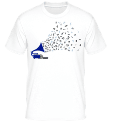 Notes De Musique Gramophone ·  T-Shirt Shirtinator homme