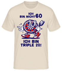 60 Geburtstag Dart Triple 20 · Männer Basic T-Shirt