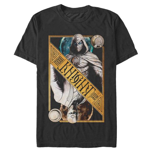 Marvel - Moon Knight - Moon Knight Dual Card - Homme T-shirt - Noir - Devant