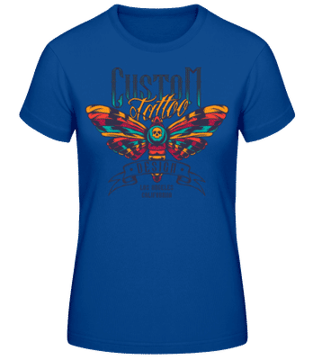 Custom Tattoo Los Angeles - Women's Basic T-Shirt - Royal blue - Front