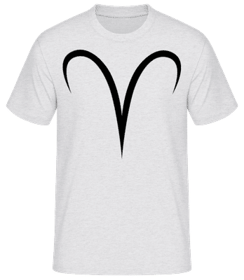 Aries Sign Abstract - Men's Basic T-Shirt - Heather grey - Front