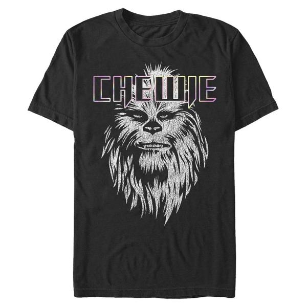 Aperçu: Star Wars - Chewbacca Chewie Face - Homme T-shirt - Noir - Devant