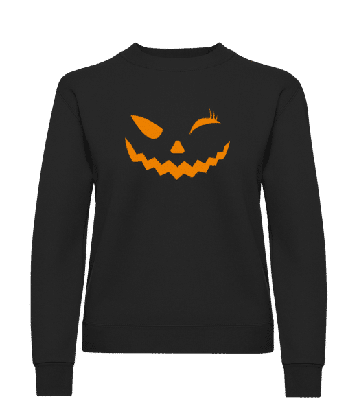 Aperçu: Rire Kuerbis - Sweatshirt Femme - Noir - Devant