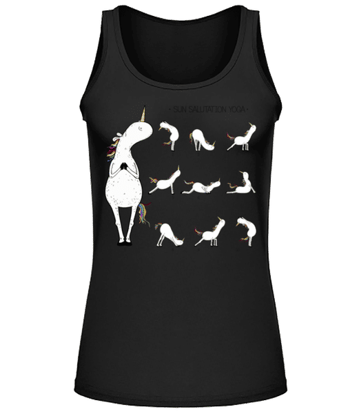 Preview: Sun Salutation Yoga - Women's Tank Top - Black - Front