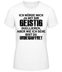 Geistig Duellieren · Frauen Basic T-Shirt