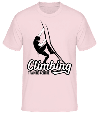 Climbing Training Centre White - T-shirt homme B&C - Rose - Devant