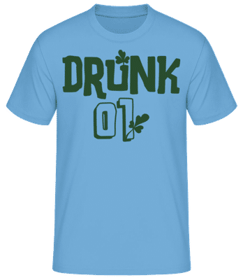 Drunk 01 - Men's Basic T-Shirt - Light blue - Front