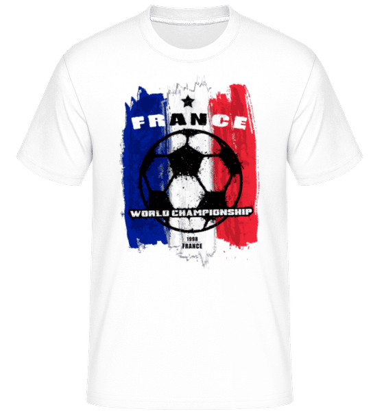 Preview: France World Championship -  Shirtinator Men's T-Shirt - White - Front