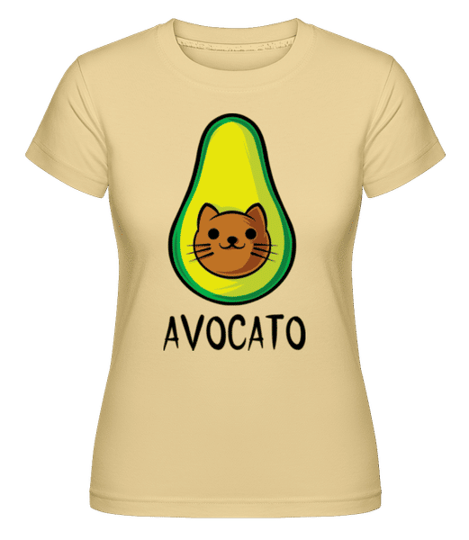 Preview: Avocato -  Shirtinator Women's T-Shirt - Yellow - Front