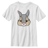 Disney Classics - Bambi - Thumper Big Face - Kids T-Shirt - White - Front