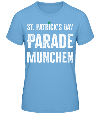 St. Patrick’s Day Parade München - Dámske basic tričko - Svetlo modrá - Predné