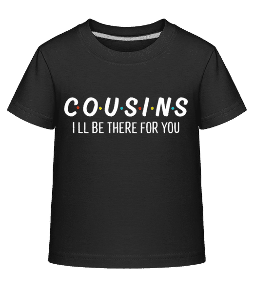 Aperçu: Cousins Friends - T-shirt shirtinator Enfant - Noir - Devant