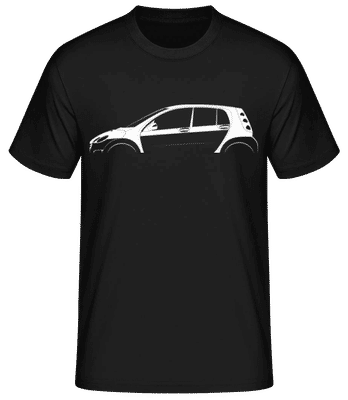 'Smart Forfour (W454)' Silhouette - Men's Basic T-Shirt - Black - Front