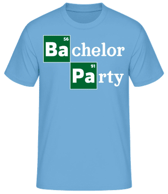 Bachelor Party - Pánske basic tričko - Svetlo modrá - Predné