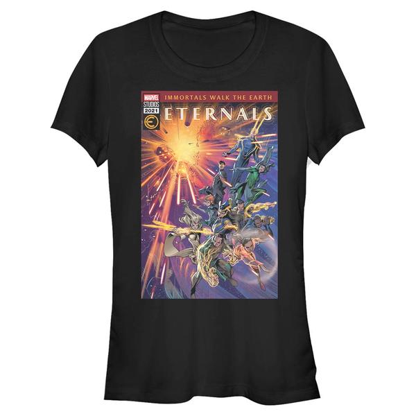 Aperçu: Marvel - Eternals - Photo de groupe Eternals Issue - Femme T-shirt - Noir - Devant