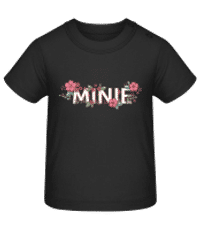 Minie - T-shirt Bébé - Noir - Devant
