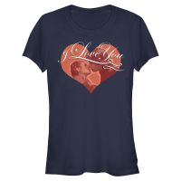 Star Wars - Han Solo & Princesse Leia I Love You - Valentine's Day - Femme T-shirt - Bleu marine - Devant