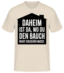 Daheim Deinen Bauch Nicht Einziehen · Männer Basic T-Shirt