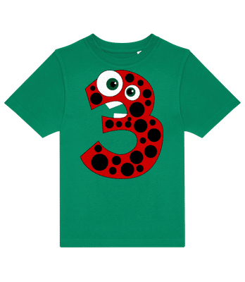 Coccinelle Trois - Dětské tričko B&C - Irish green - Napřed