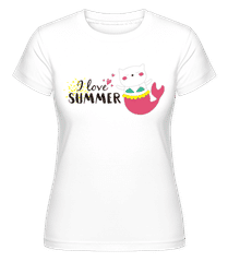 I Love Summer Cat Fish ·  T-shirt Shirtinator femme