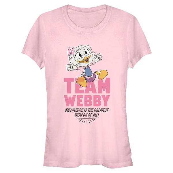 Aperçu: Disney Classics - La Bande à Picsou - Webby Team Pink - Femme T-shirt - Rose - Devant