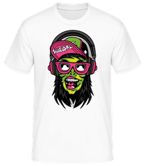 Zombie Headphone · Camiseta básica para hombre