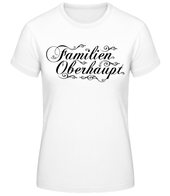 Vorschau: Familien Oberhaupt - Frauen T-Shirt B&C - Weiß - Vorne