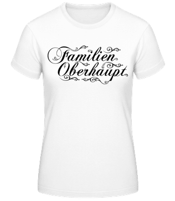 Familien Oberhaupt - Frauen T-Shirt B&C - Weiß - Vorne