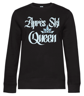 Après Ski Queen - Dámska štandardná mikina - Čierna - Predné