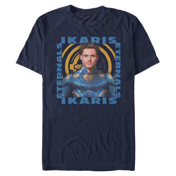 Aperçu: Marvel - Eternals - Ikaris Hero Box - Homme T-shirt - Bleu marine - Devant
