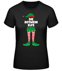 Die Rotwein Elfe · Frauen Basic T-Shirt