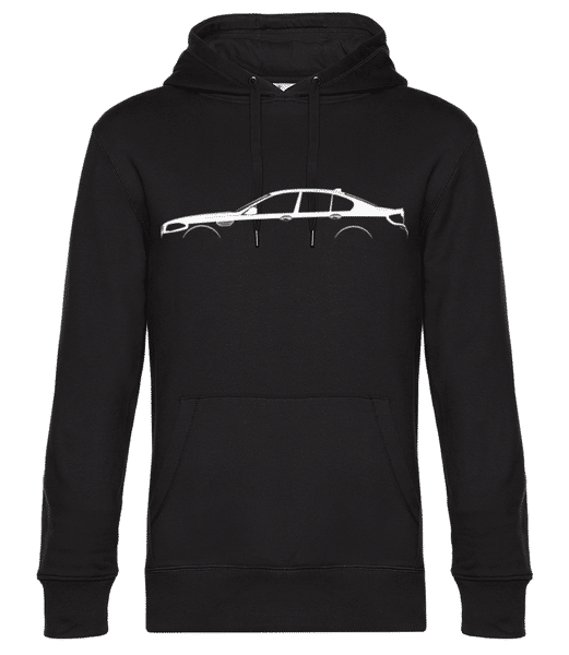 Aperçu: 'BMW M5 F10' Silhouette - Sweat à capuche premium Unisexe - Noir - Devant