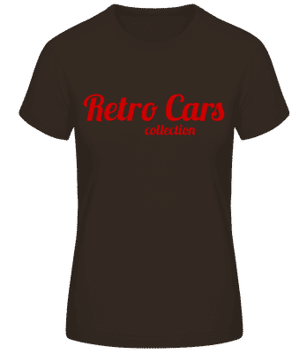 Retro Cars Collection - Frauen T-Shirt B&C - Braun - Vorne