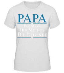 Papa Die Legende Hellblau · Frauen T-Shirt B&C