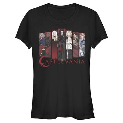 Netflix - Castlevania - Skupina Characters - Women's T-Shirt - Black - Front