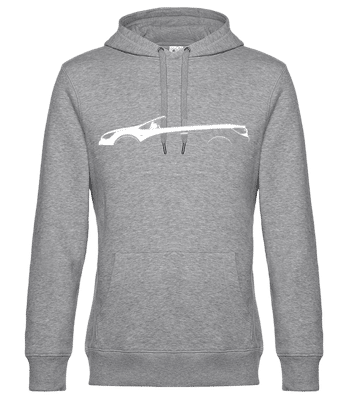 'Opel Cascada' Silhouette - Sweat à capuche standard homme - Gris chiné - Devant