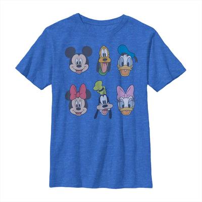 Disney - El ratón Miguelito Miguelín - Skupina Always Trending Stack - Niños Camiseta - Azul real moteado - delante