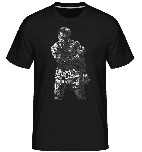 Aperçu: Ali - T-Shirt Shirtinator homme - Noir - Devant