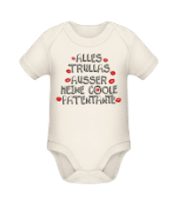 Alles Trullas Außer Patentante - Baby Bio Strampler - Creme - Vorne