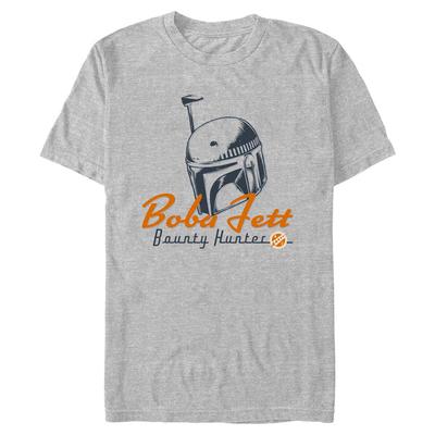 Star Wars - Book of Boba Fett - Boba Fett Boba Helmet - Homme T-shirt - Gris chiné - Devant