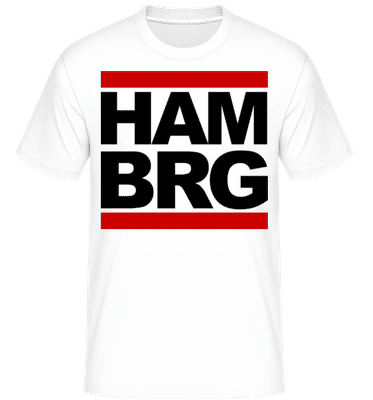Hamburg Germany -  T-Shirt Shirtinator homme - Blanc - Devant