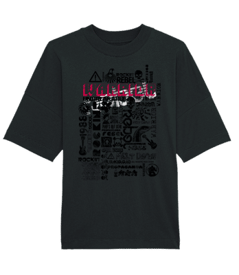 Pop Culture - Camiseta oversized unisex bio Stanley Stella 2.0 - Negro - delante